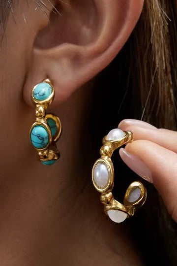 Isla earrings (water resistant + tarnish free)