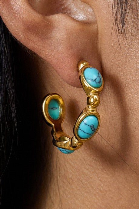 Isla earrings (water resistant + tarnish free)