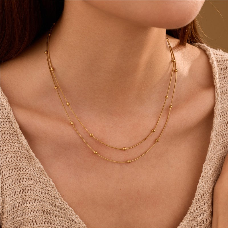 Layered necklace