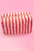 Red sherpa pouch