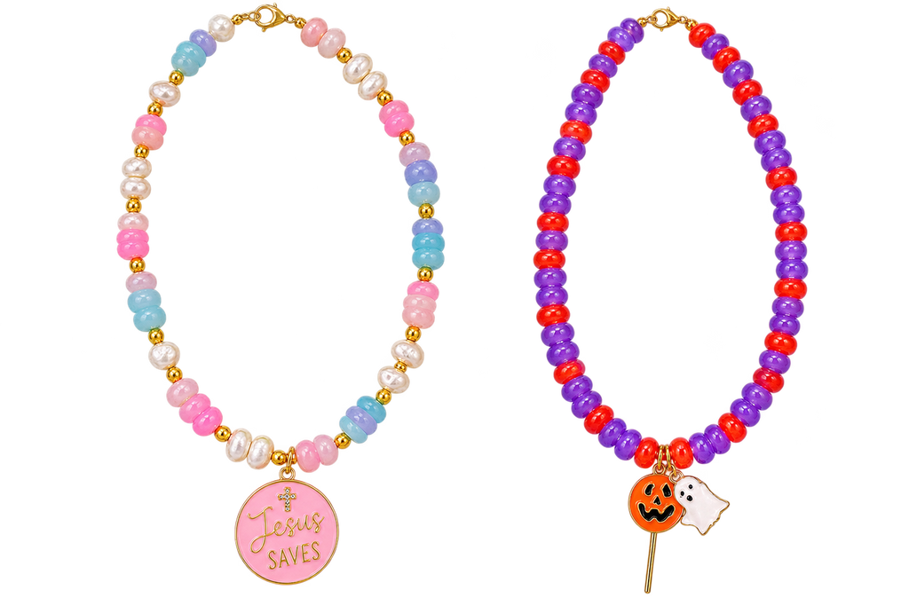 Beaded Necklace Multicolor