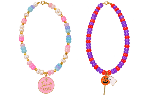 Beaded Necklace Multicolor