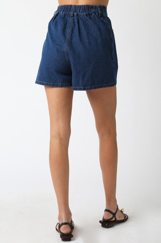 Phoebe denim shorts