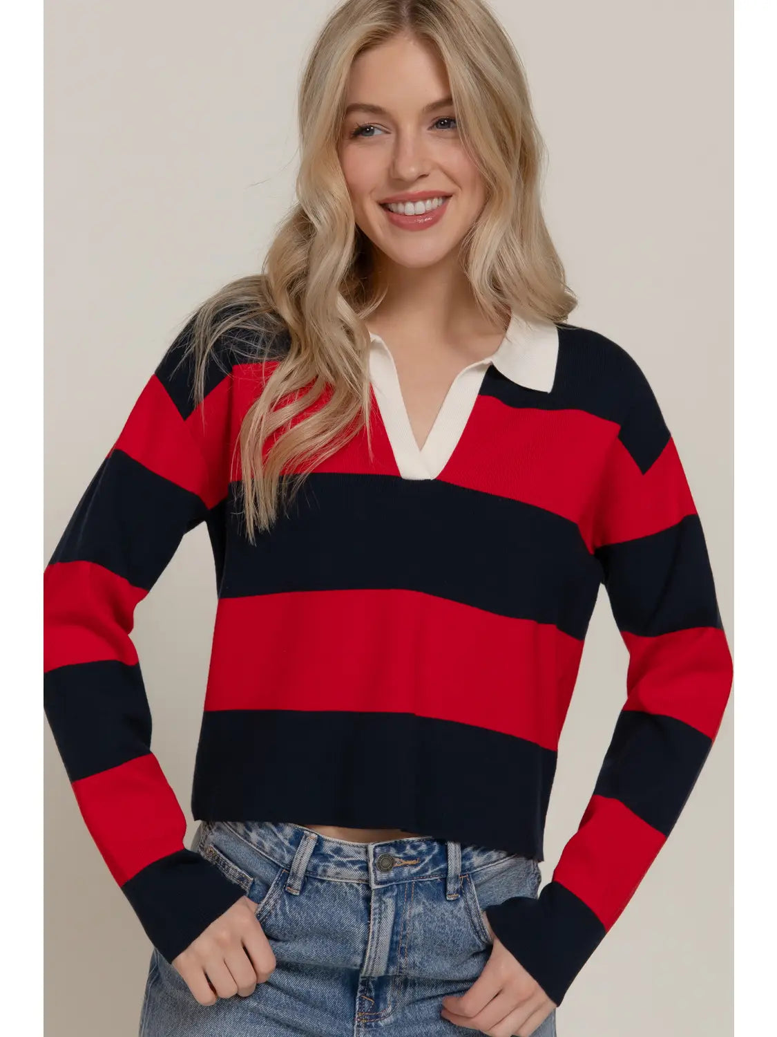 Rugby red top