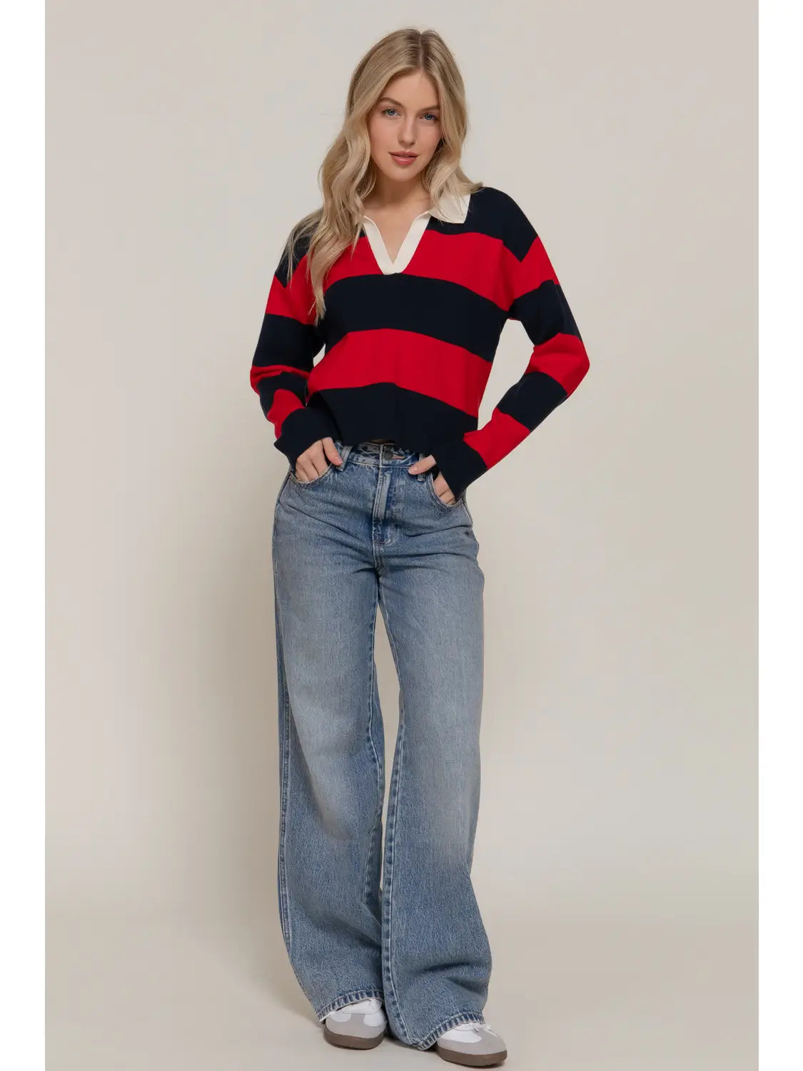 Rugby red top